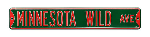 Minnesota Wild Steel Street Sign-MINNESOTA WILD AVE  30