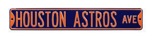 Houston Astros Steel Street Sign-HOUSTON ASTROS AVE  88
