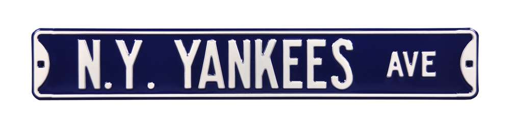 New York Yankees Steel Street Sign-NY YANKEES AVE  192