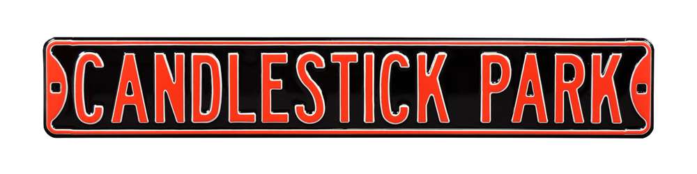 San Francisco Giants Steel Street Sign-CANDLESTICK PARK  28