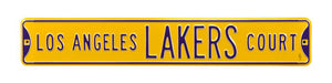 Los Angeles Lakers Steel Street Sign-LOS ANGELES LAKERS CT  26