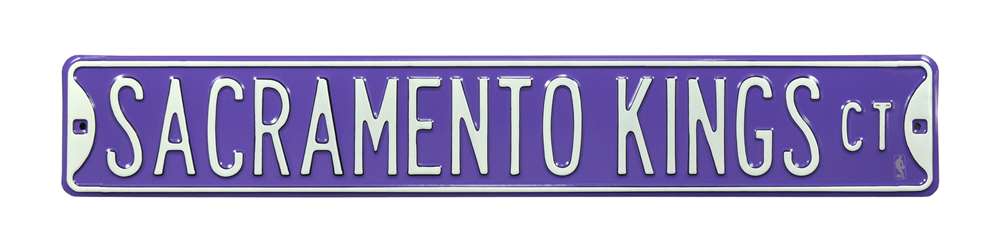 Sacramento Kings Steel Street Sign-SACRAMENTO KINGS CT  40