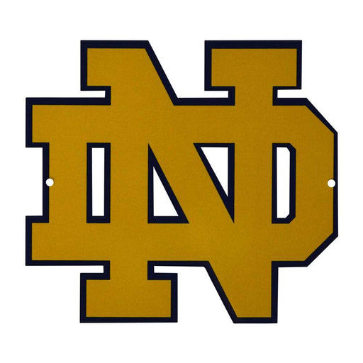 Notre Dame Laser Cut Steel Logo Spirit Size-Primary Logo  6