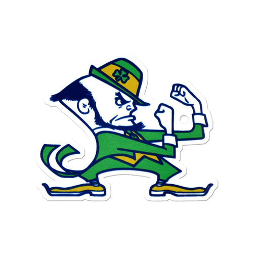 Notre Dame Laser Cut Logo Steel Magnet-Leprechaun  10