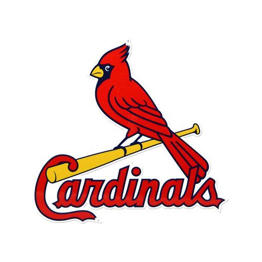 St Louis Cardinals Laser Cut Steel Logo Spirit Size-Bird on Bat  12