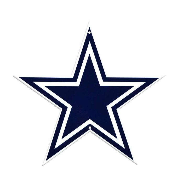 Dallas Cowboys Laser Cut Steel Logo Spirit Size-Primary Logo  4