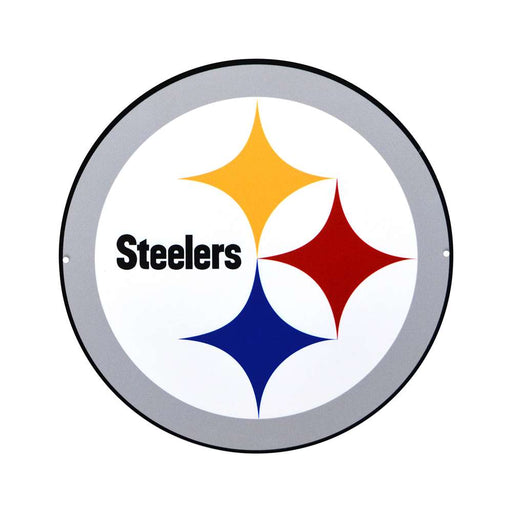 Pittsburgh Steelers Laser Cut Steel Logo Spirit Size-Primary Logo  10