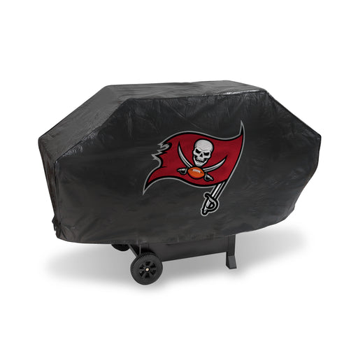 Tampa Bay Buccaneers  Deluxe Vinyl Grill Cover - 68" Wide/Heavy Duty/Velcro Staps    