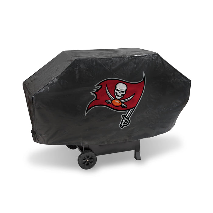 Tampa Bay Buccaneers  Deluxe Vinyl Grill Cover - 68" Wide/Heavy Duty/Velcro Staps    