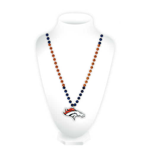 Denver Broncos Beads w/ Medallion