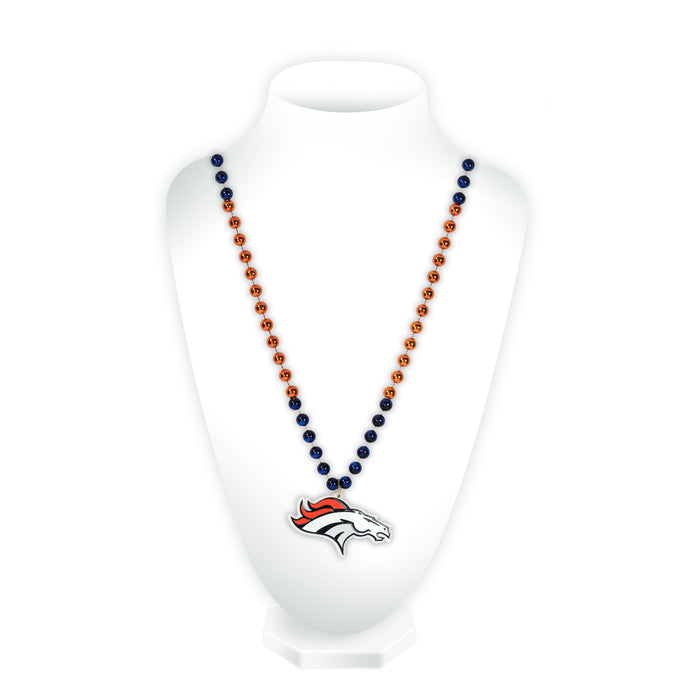 Denver Broncos Beads w/ Medallion