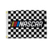 NASCAR Black and White Checkered Utility Flag - Double Sided - Great for Boat/Golf Cart/Home ect.    
