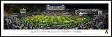 Appalachian State Mountaineers Football Run Out Panoramic Picture - Kidd Brewer Stadium Wall Decor  Standard Frame