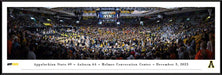 Appalachian State Mountaineers Men's Basketball Panoramic Picture - Holmes Convocation Center Fan Cave Decor  Standard Frame