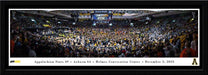 Appalachian State Mountaineers Men's Basketball Panoramic Picture - Holmes Convocation Center Fan Cave Decor  Select Frame