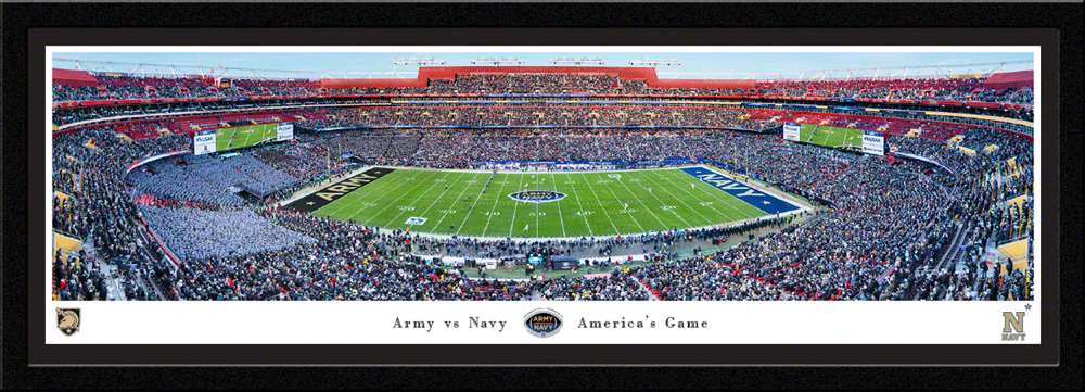 Army Black Knights vs Navy Midshipmen Football Game Panorama Print - Select Frame
