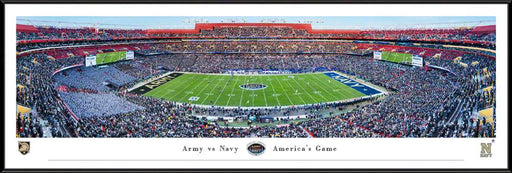 Army Black Knights vs Navy Midshipmen Football Game Panorama Print - Standard Frame