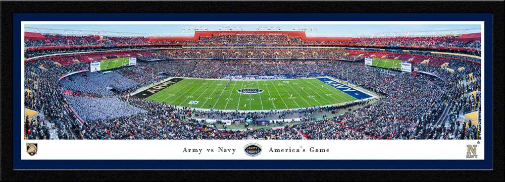 Army Black Knights vs Navy Midshipmen Football Game Panorama Print - Select Frame