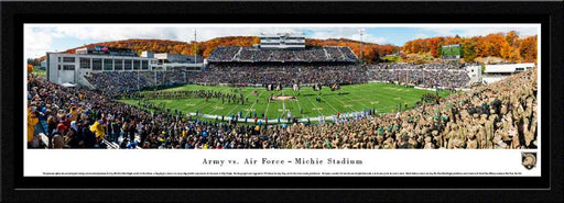 Army Black Knights Football Panoramic Poster - Michie Stadium Fan Cave Decor  Select Frame