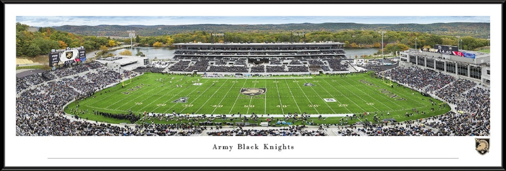 Army Black Knights Football Panoramic Picture- Standard Frame