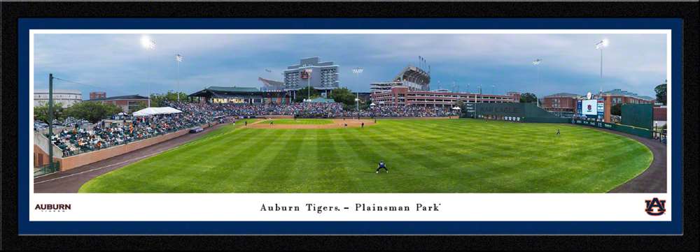 Auburn Tigers Baseball Panoramic Picture - Plainsman Park Fan Cave Decor  Select Frame