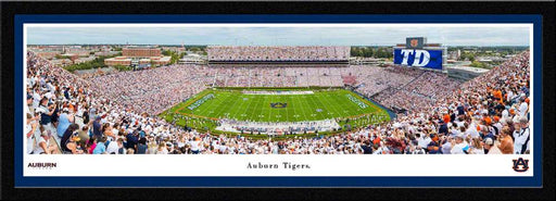 Auburn Tigers Football Panoramic Picture - Jordan-Hare Stadium Fan Cave Decor  Select Frame