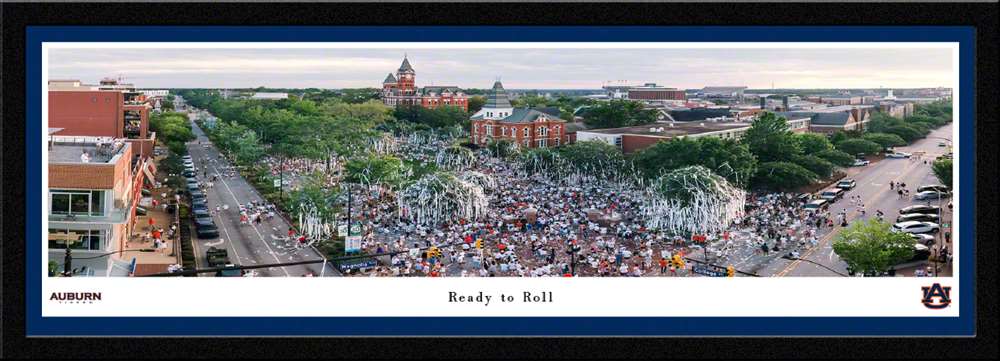 Auburn Oaks Panoramic Picture - Ready to Roll - Fan Cave Decor  Select Frame