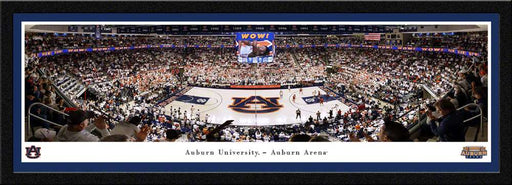 Auburn Tigers Basketball Panoramic Picture - Auburn Arena Fan Cave Decor  Select Frame