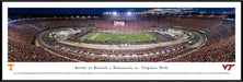 2016 Battle at Bristol Panoramic Picture - Tennessee Volunteers vs. Virginia Tech Hokies  Standard Frame