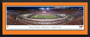 2016 Battle at Bristol Panoramic Picture - Tennessee Volunteers vs. Virginia Tech Hokies  Deluxe Frame