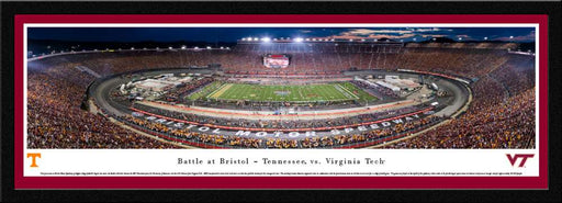 2016 Battle at Bristol Panoramic Picture - Tennessee Volunteers vs. Virginia Tech Hokies  Select Frame