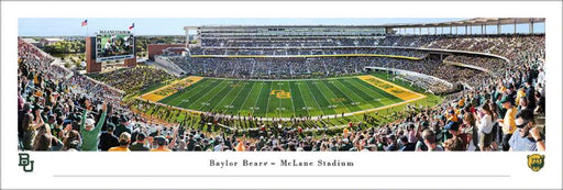 Baylor Bears Football Panoramic Poster - McLane Stadium  Unframed