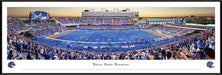 Boise State Broncos Panoramic Picture - Albertsons Stadium Fan Cave Decor  Standard Frame