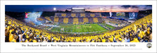 2023 Backyard Brawl - West Virginia Mountaineers vs. Pittsburgh Panthers Football Panoramic Picture  Unframed