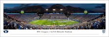 Brigham Young Cougars Football Panoramic Poster - LaVell Edwards Stadium Picture  Unframed