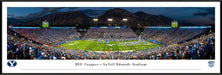 Brigham Young Cougars Football Panoramic Poster - LaVell Edwards Stadium Picture  Standard Frame