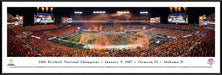 2017 CFP Panoramic Picture - Clemson Tigers College Football Playoff Championship  Standard Frame