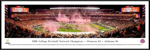 2019 College Football Playoff National Championship Panoramic Poster  Standard Frame