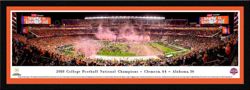 2019 College Football Playoff National Championship Panoramic Poster  Select Frame