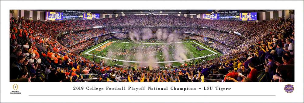 2020 College Football Playoff National Championship Panoramic Poster  Unframed