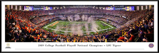 2020 College Football Playoff National Championship Panoramic Poster  Standard Frame