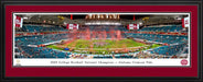 2021 College Football Playoff National Championship Panoramic Wall Decor - Alabama Crimson Tide  Deluxe Frame