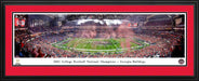 2022 College Football Playoff National Championship Panoramic Picture - Georgia Bulldogs  Deluxe Frame