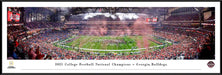 2022 College Football Playoff National Championship Panoramic Picture - Georgia Bulldogs  Standard Frame