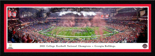 2022 College Football Playoff National Championship Panoramic Picture - Georgia Bulldogs  Select Frame