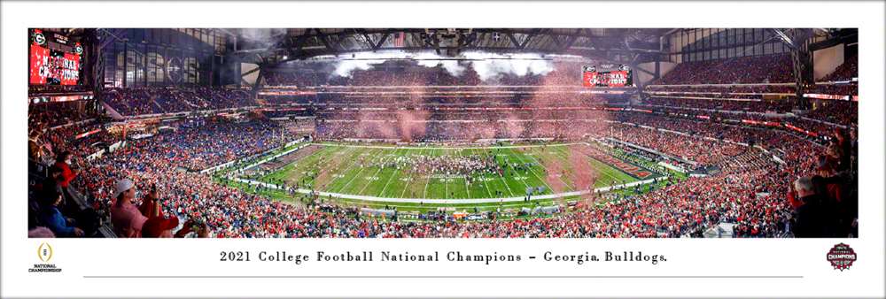 2022 College Football Playoff National Championship Panoramic Picture - Georgia Bulldogs  Unframed