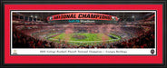 2023 College Football Playoff Back-to-Back National Champions Panoramic Picture - Georgia Bulldogs  Deluxe Frame