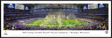 2023-2024 Season College Football Playoff National Championship Game Celebration Panoramic Picture - Michigan Wolverines  Standard Frame