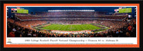 2019 College Football Playoff National Championship Panorama - Kickoff Poster  Select Frame