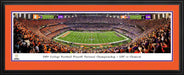 2020 College Football Playoff National Championship Kickoff Panoramic Poster - LSU vs. Clemson  Deluxe Frame